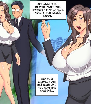 Charisma Bakunyuu Onna Shachou ni Buka ga Tappuri Karada de Gohoushi! | Charismatic and Busty Female Boss Services Her Subordinates! comic porn sex 3