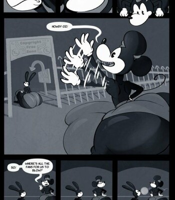 Mickey Mouse and Oswald the Rabbit in: Public Use comic porn sex 2