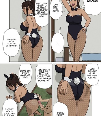 Suekko to Kasshoku Mama | Youngest Child and Tanned Mother comic porn sex 11