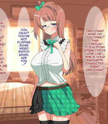My Plain, Busty Little Sister Gets Horny When She Cosplays? comic porn sex 49