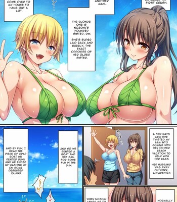 Husband & Wife Roleplay and Flirty Dirty Sex on an Uninhabited Island with Two Busty Married Sisters comic porn sex 2