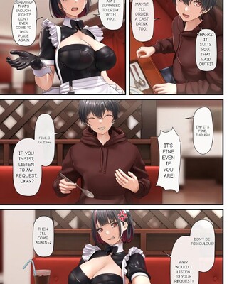 The Girl Sitting Next to Me Was a Maid Café Waitress—So I Made a Lewd Request, Only to Have Her Turn the Tables and Take Control of My Ejaculation comic porn sex 6