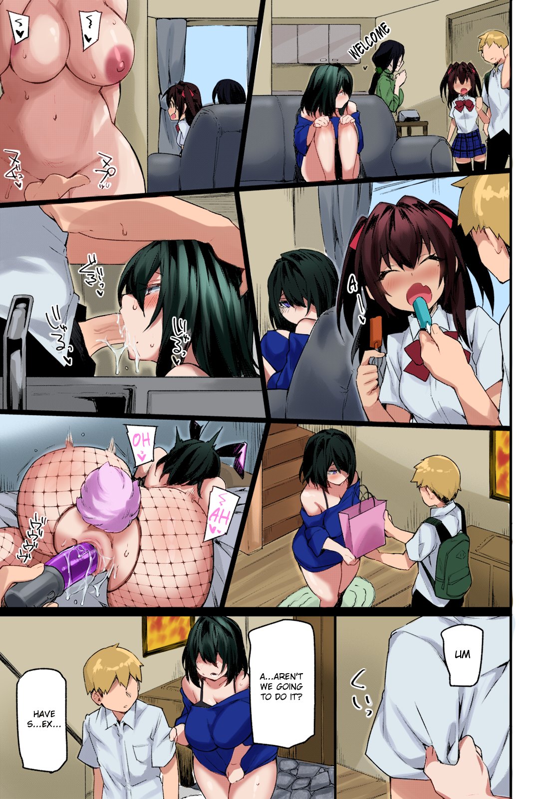 Ane Ochi Triangle [Colorized] [Decensored] comic porn sex 9