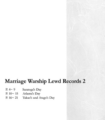 Warship Marriage Lewd Records 2 comic porn sex 4