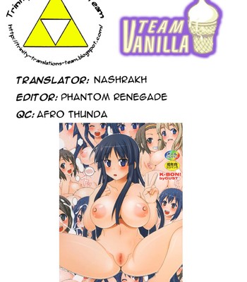 K-bon! (k-on!)  (trinity translations team + team vanilla) comic porn sex 17