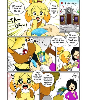 [Shortcake Jam (NeoPop, Rinfu, Pitaya)] Belle’s Love Vacation! (Animal Crossing) [English](Colorized) comic porn sex 2
