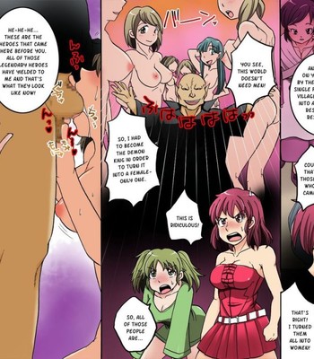 Nyotaika yuusha ~ yukue fumei no yuusha-tachi ga maou ni nyotaika & sex zuke ni natte ita | feminized heroes comic porn sex 7