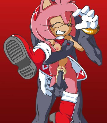 Amy x Human (Sonic the Hedgehog) comic porn sex 4