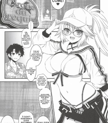 Big Sister Jeanne tried on a swimsuit she borrowed from Alcas ♥ comic porn sex 2