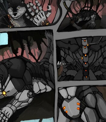 Cyborg Wolf TF by Kiryu comic porn sex 2