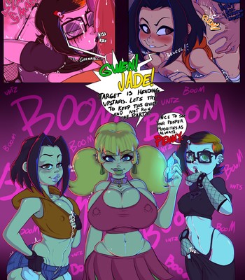 Cartoon College Party comic porn sex 12