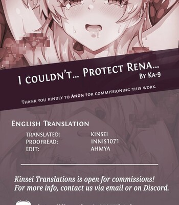 I Couldn’t… Protect Rena… {Kinsei Translations} comic porn sex 19
