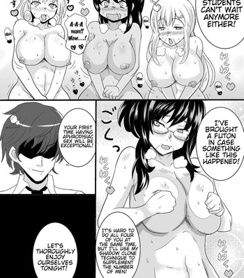 Why sensei was able to have a consensual orgy with huge-breasted female students comic porn sex 42