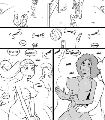Beach Volley comic porn sex 4