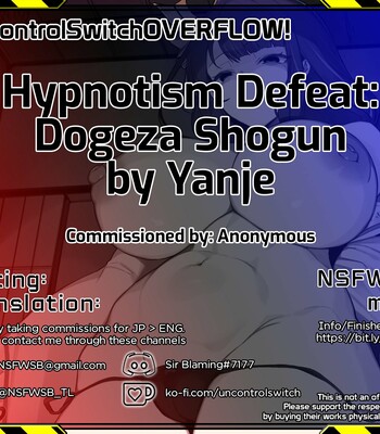 Saimin Ochi Dogeza Shogun | Hypnotism Defeat: Dogeza Shogun comic porn sex 6