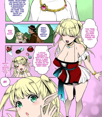 Kaihana – Ochita Elf Tsuma [English] Colorized comic porn sex 2