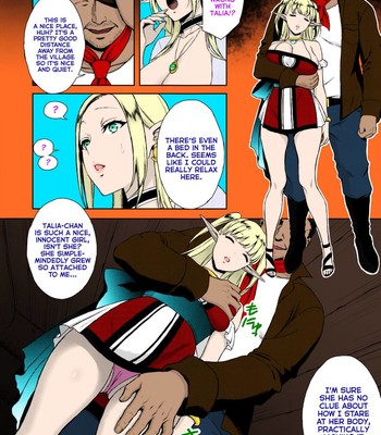 Kaihana – Ochita Elf Tsuma [English] Colorized comic porn sex 5