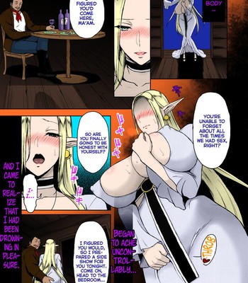 Kaihana – Ochita Elf Tsuma [English] Colorized comic porn sex 29