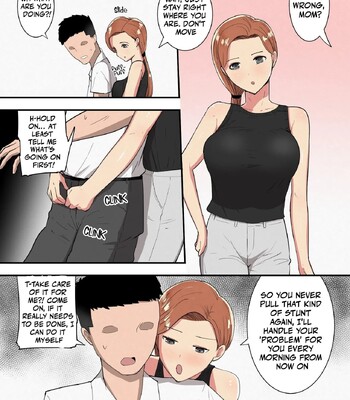 Let mommy take care of that for you. comic porn sex 6