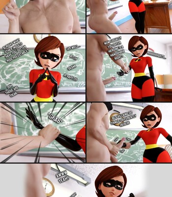 How to defeat a Heroine: With Elastigirl comic porn sex 2