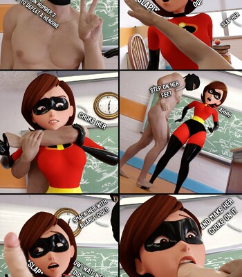 How to defeat a Heroine: With Elastigirl comic porn sex 4