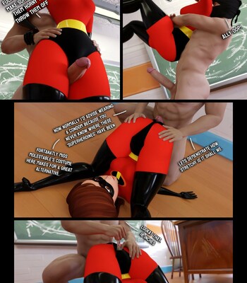 How to defeat a Heroine: With Elastigirl comic porn sex 5