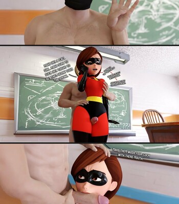 How to defeat a Heroine: With Elastigirl comic porn sex 11