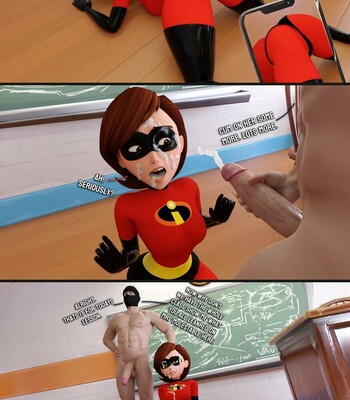 How to defeat a Heroine: With Elastigirl comic porn sex 12