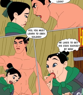[XL-Toons] – Mulan’s Stories part 3 – Mulan Gives the Prince a Blowjob Dressed Like a Male Soldier comic porn sex 5