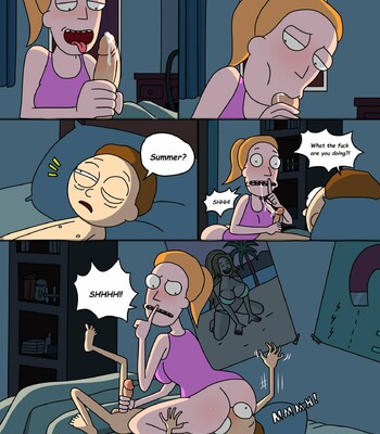 Sneaking Into Morty’s Room At Night comic porn sex 2
