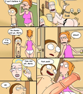 Sneaking Into Morty’s Room At Night comic porn sex 10