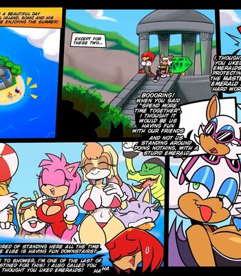 Rouge the Bat & Knuckles comic porn thumbnail 001