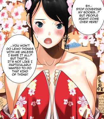 Hatsumoude Yagai de Bishoujo no Oppai comic porn sex 14