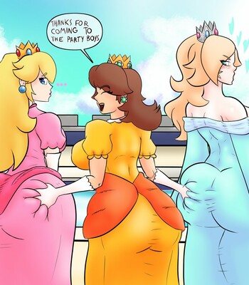 Porn Comics - Princess Pool Party