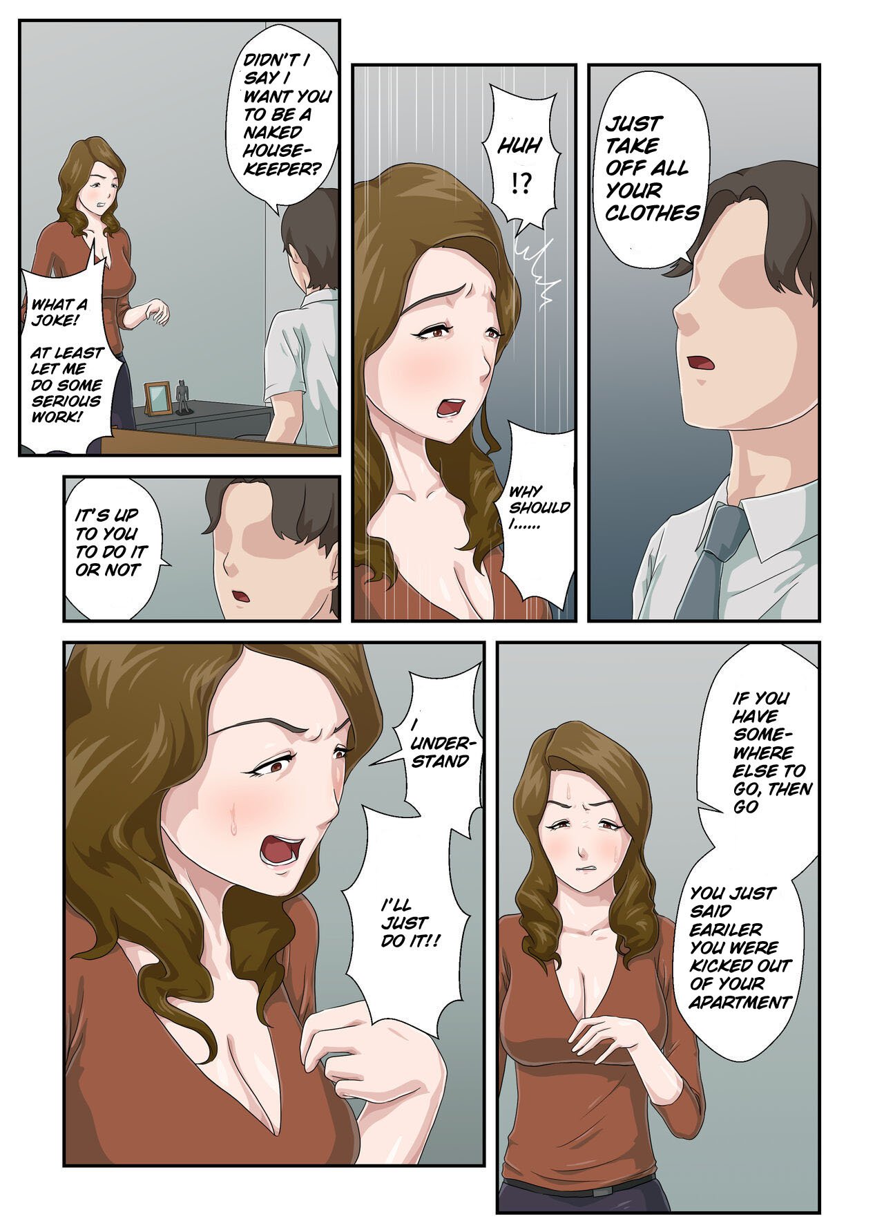 Dai Kirai na Haha wo Zenra Kaseifu ni Shita Hanashi comic porn sex 10