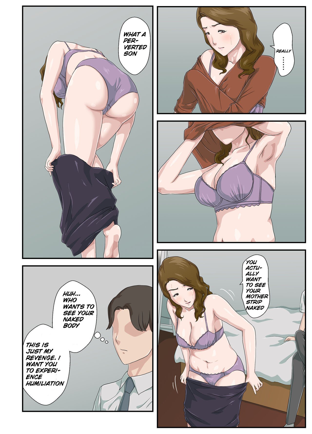 Dai Kirai na Haha wo Zenra Kaseifu ni Shita Hanashi comic porn sex 11