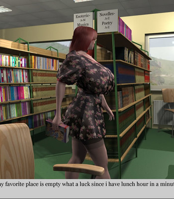 3Darlings Model Nadia at the Library comic porn sex 9