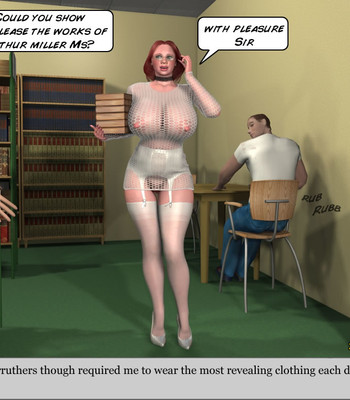 3Darlings Model Nadia at the Library comic porn sex 74