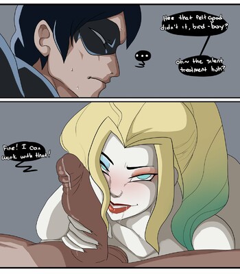 Harley Captures Nightwing comic porn sex 6