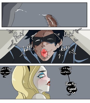 Harley Captures Nightwing comic porn sex 14