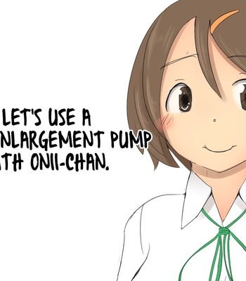 Porn Comics - Let’s use a Penis Enlargement Pump with Onii-chan
