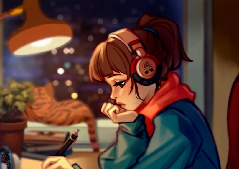 Porn Comics - Lofi Beats Study Girl