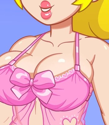 Rosalina x Peach comic porn sex 8