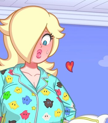 Rosalina x Peach comic porn sex 16