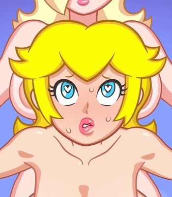 Rosalina x Peach comic porn sex 29