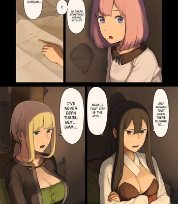 (Left /Right) When female Adventurers stop at an Oasis in a Desert… CH_1-2 comic porn sex 3