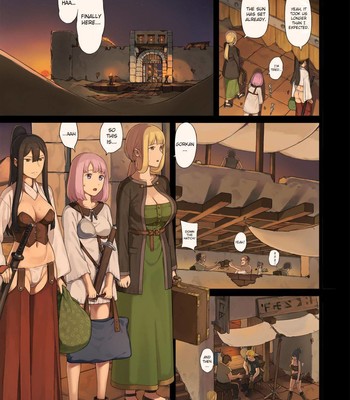 (Left /Right) When female Adventurers stop at an Oasis in a Desert… CH_1-2 comic porn sex 7