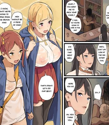 (Left /Right) When female Adventurers stop at an Oasis in a Desert… CH_1-2 comic porn sex 36