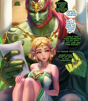 Ganon x Zelda comic porn sex 15