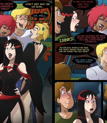 Porn Comics - Fred and Shaggy party with the Hex Girls (Scooby-Doo)